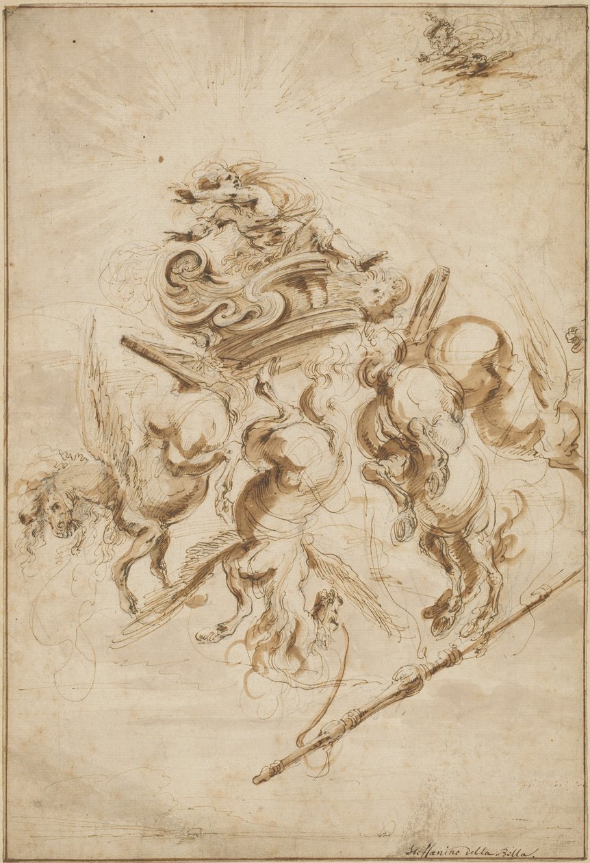 Der Sturz des Phaeton von Stefano della Bella