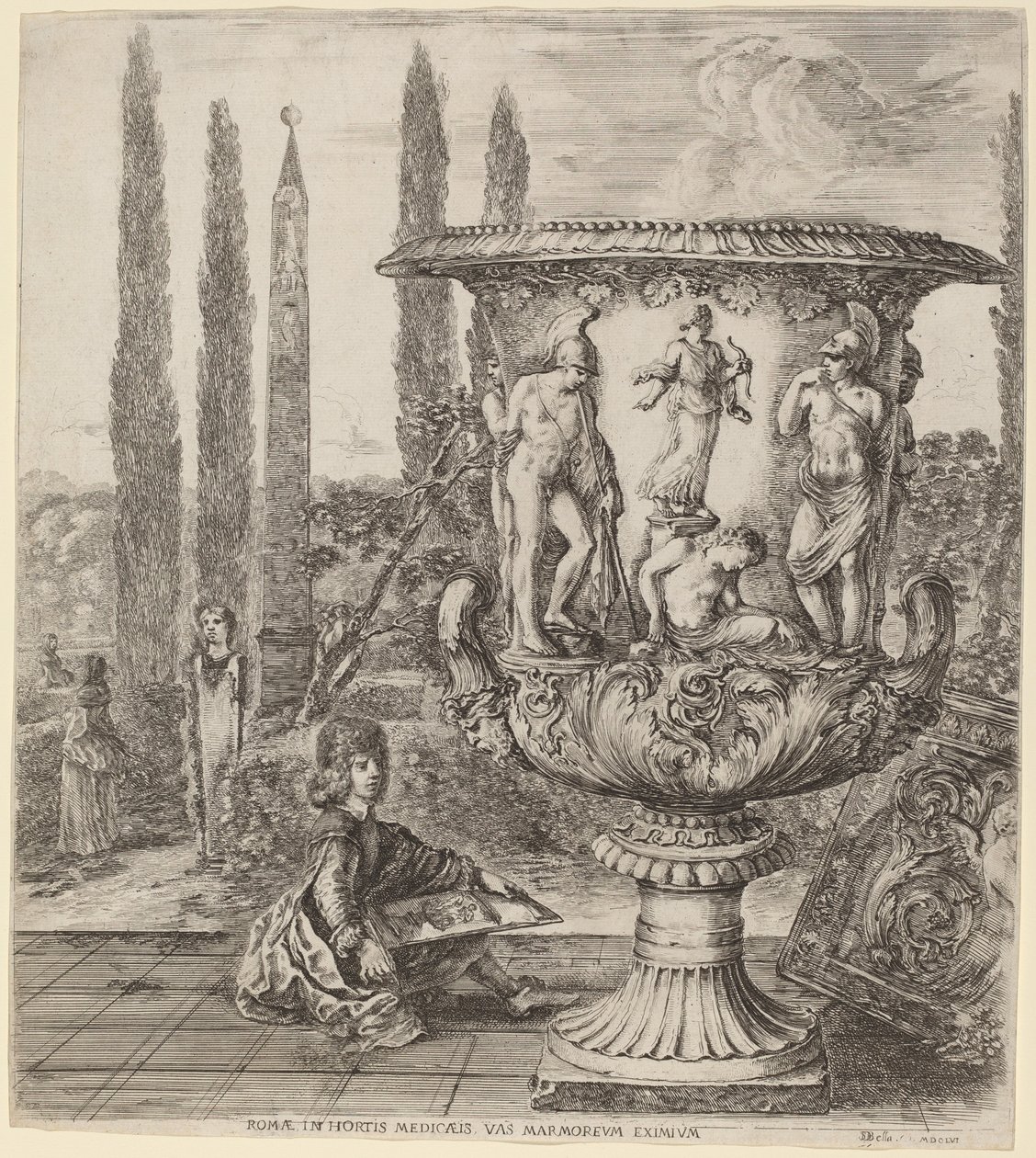 Die Medici-Vase von Stefano della Bella