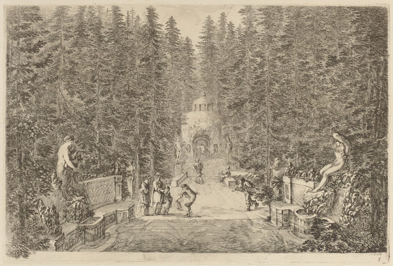 Der Wasserstrahl von Stefano della Bella