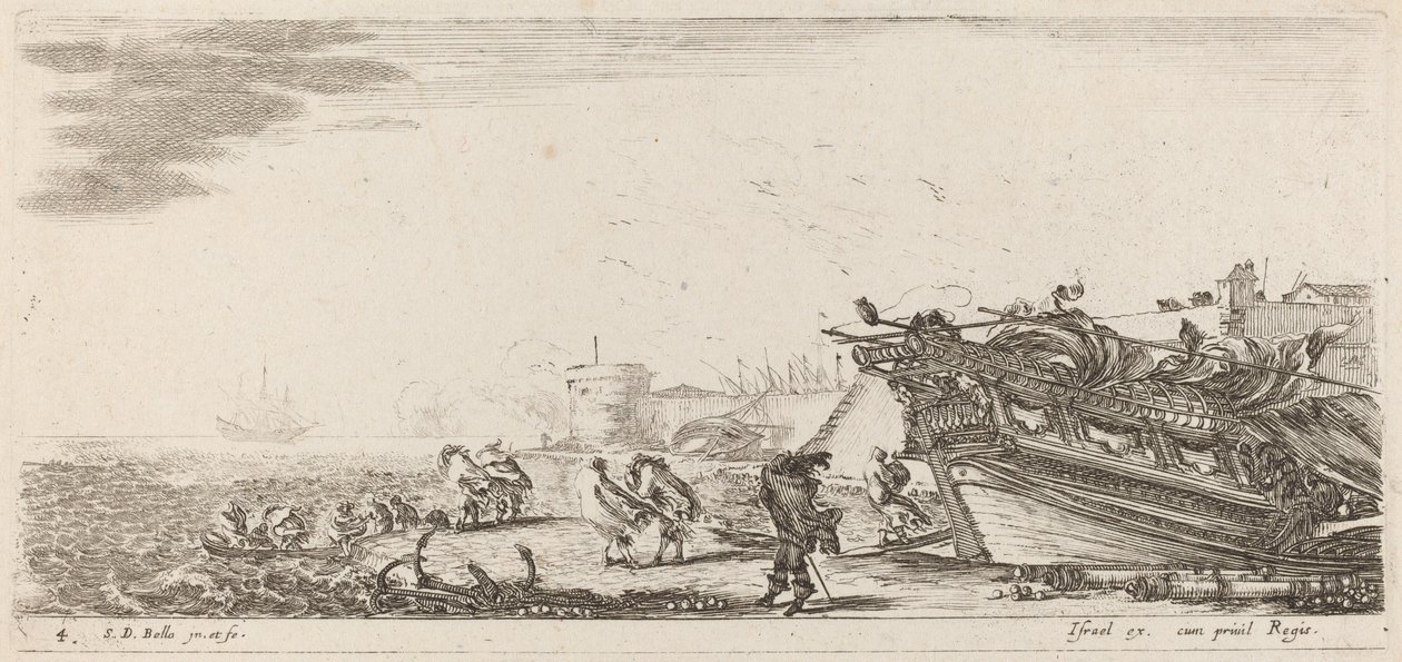 Windiger Hafen von Stefano della Bella
