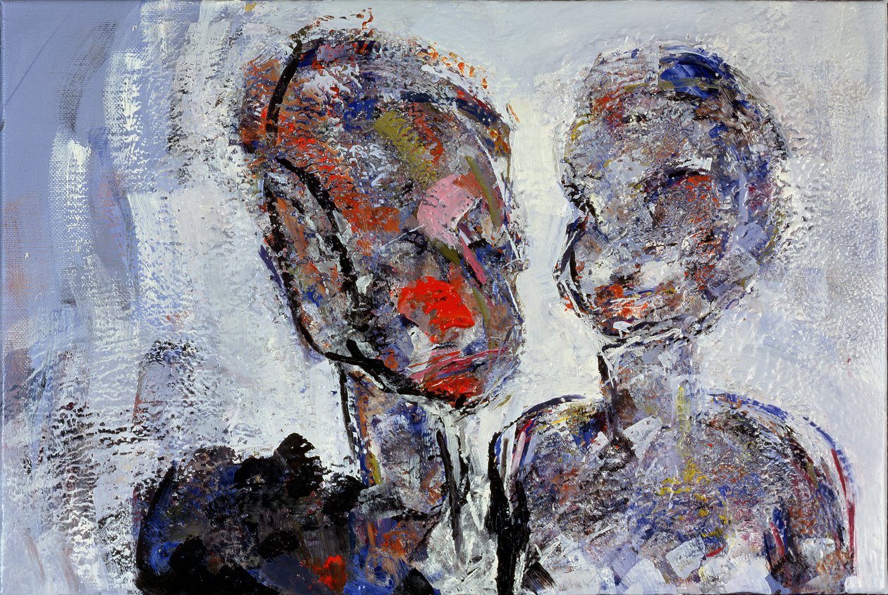 Patrick Garland und Alexandra Bastedo, 1998 von Stephen Finer
