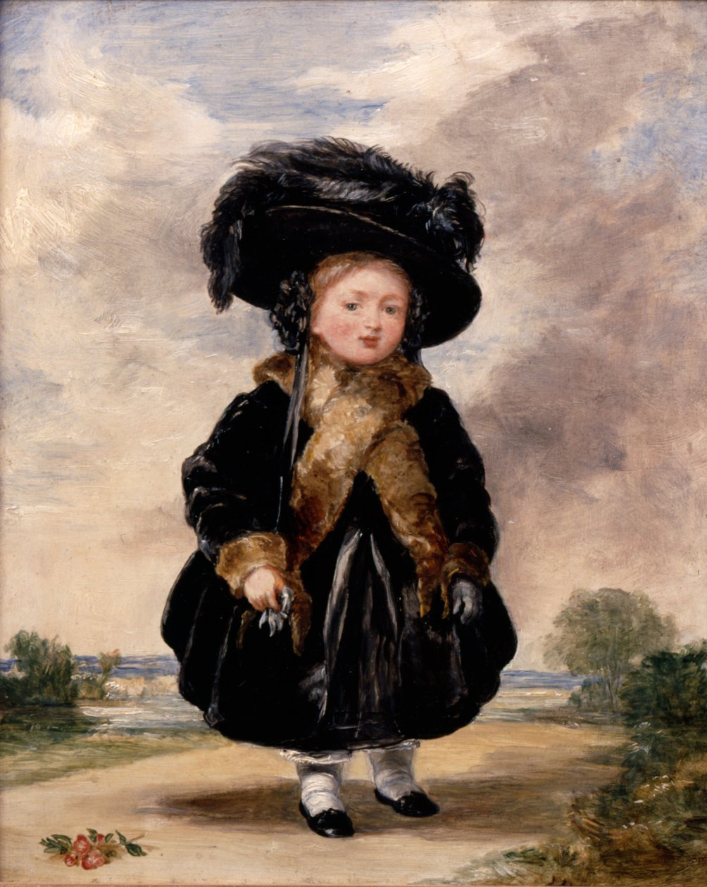 Prinzessin Victoria im Alter von vier Jahren von Stephan Poyntz Denning