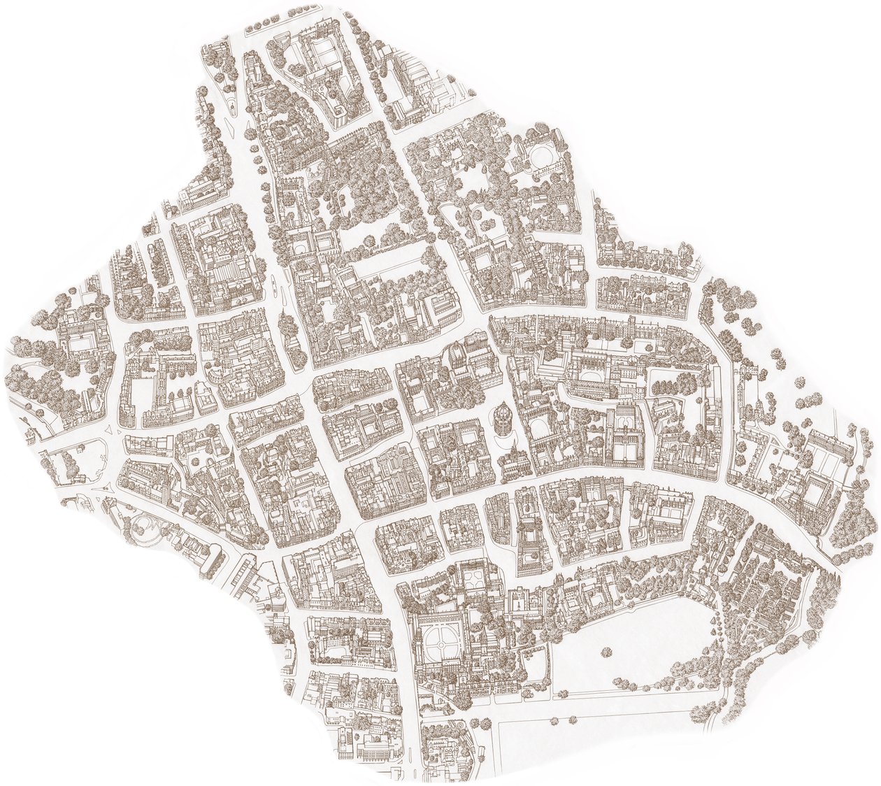 Stadt Oxford von Stephen Conlin