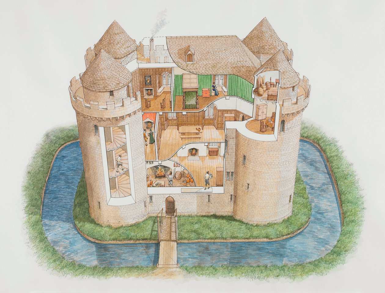 Nunney Castle, Somerset von Stephen Conlin