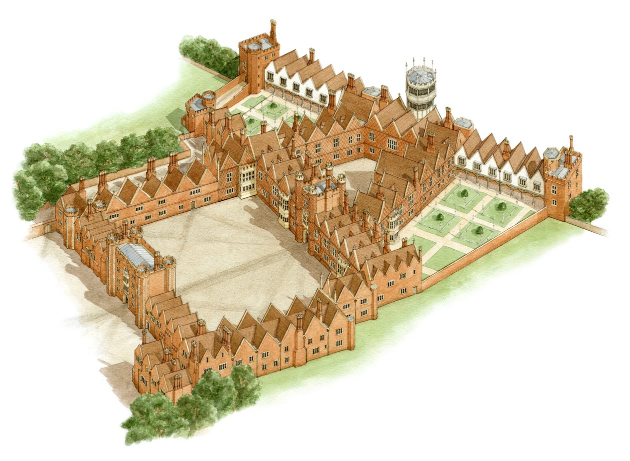 Oatlands Palace, Surrey, ca. 1540-1600 von Stephen Conlin