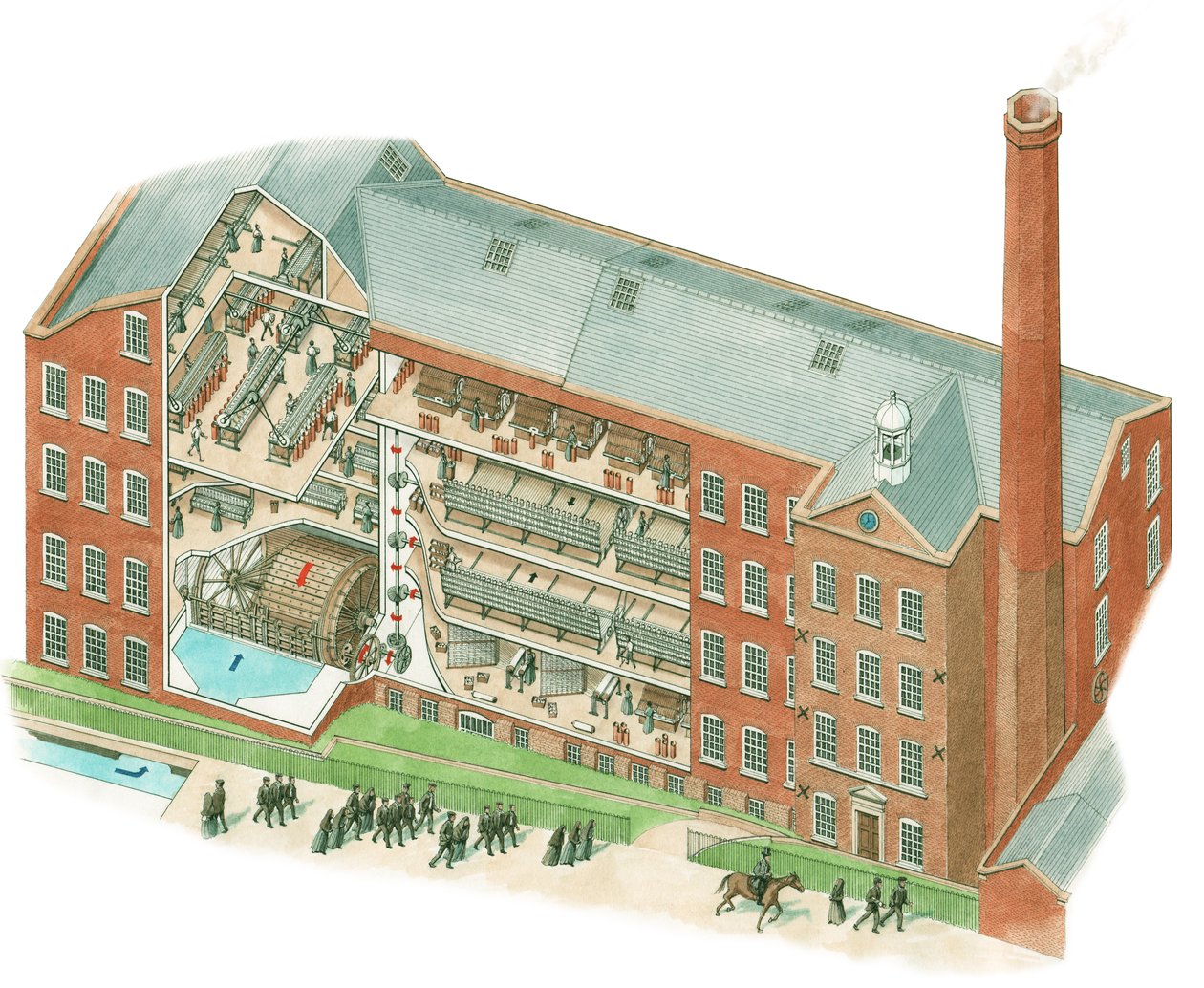 Quarry Bank Mill, Styal, Cheshire von Stephen Conlin