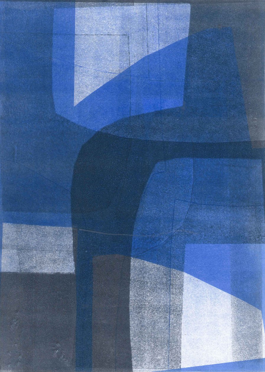Blaue Bögen VI, 2015 von Stephen Dow