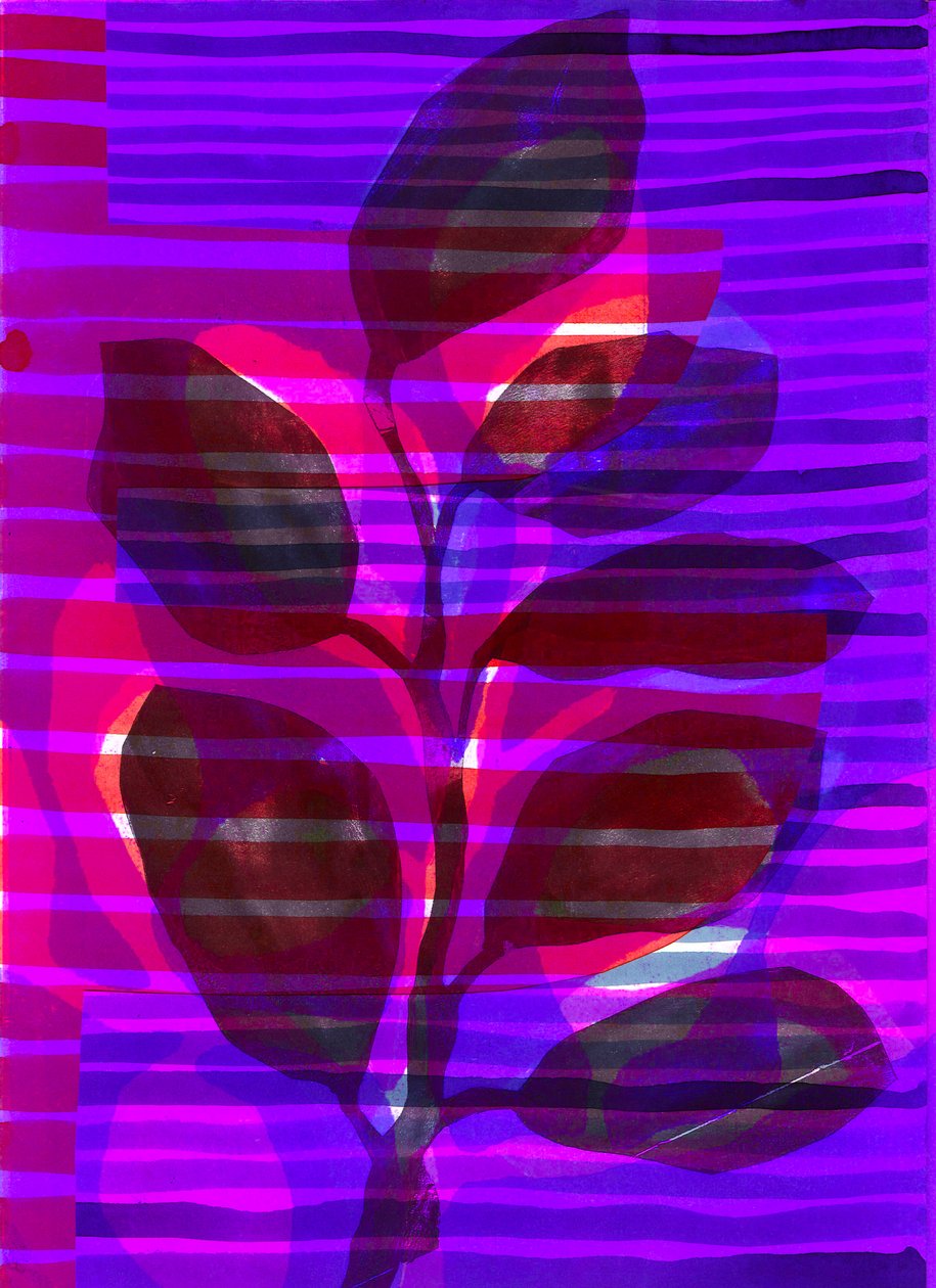 Botanischer Streifen I, 2018 von Stephen Dow