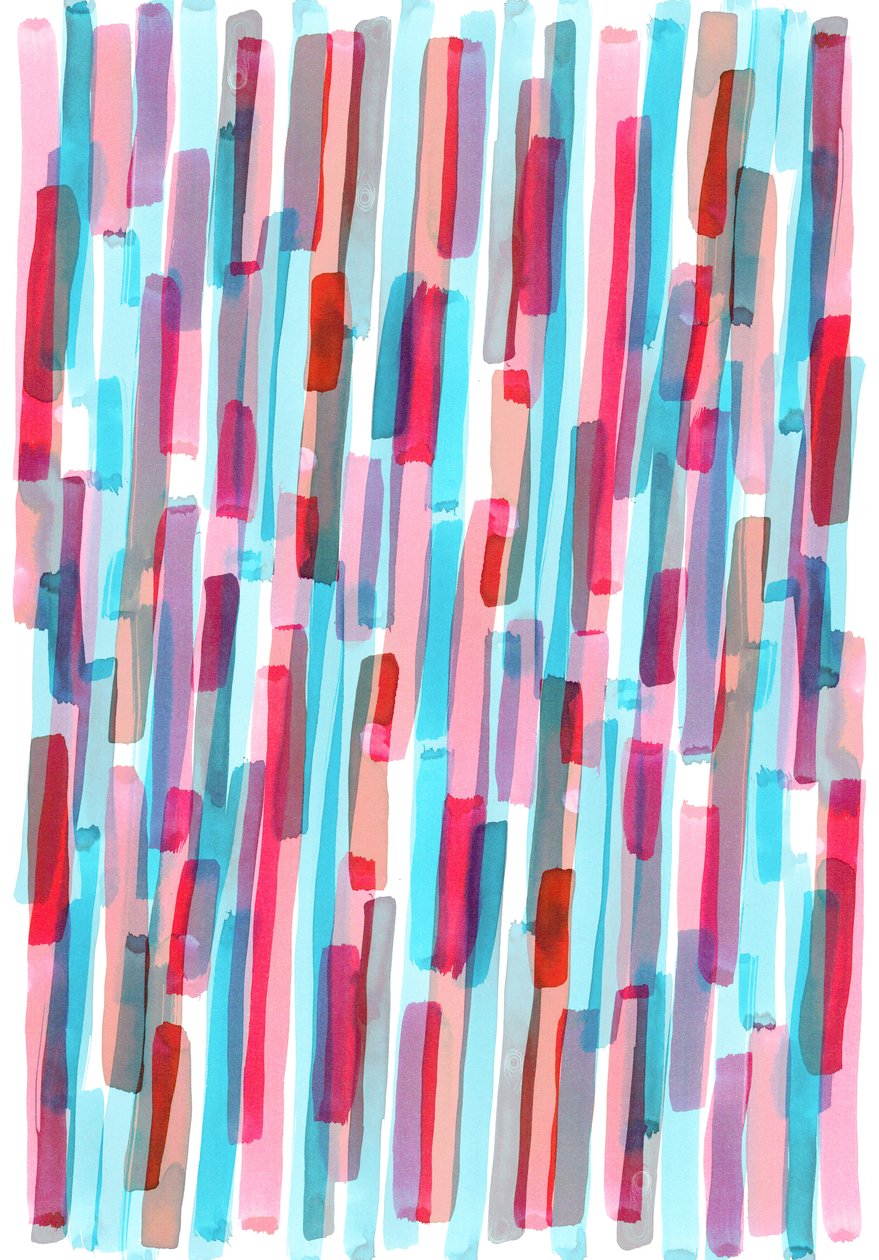 Pinselstreifen, 2017 von Stephen Dow