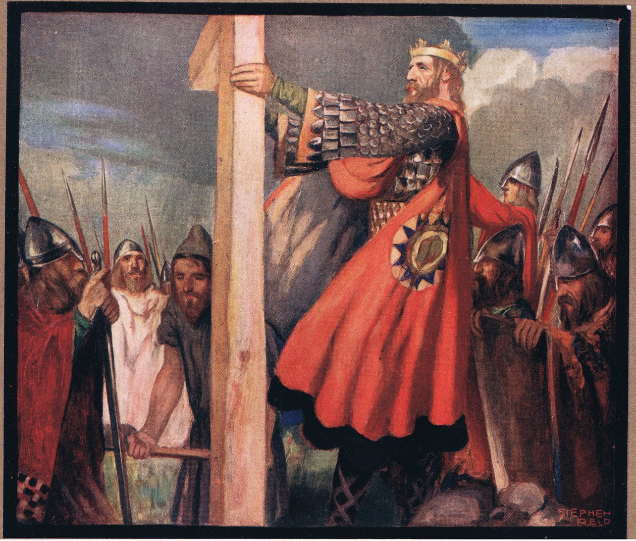 Heiliger Oswald in Hevenfelth von Stephen Reid