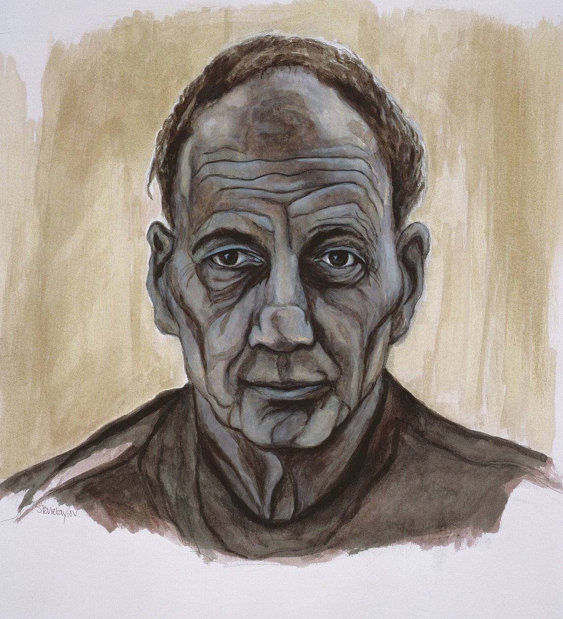 Porträt von Frank Auerbach, 2002 von Stevie Taylor