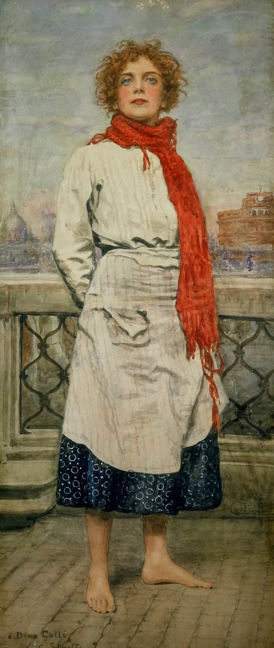Dina Galli in Scampolo, ein Theaterstück von Dario Niccodemi von Stratta; Carlo Stratta; Carlo