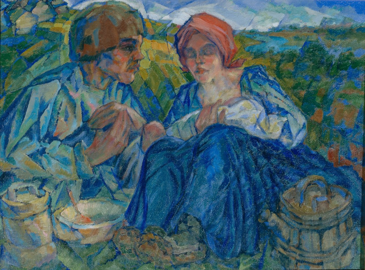Eine Mahlzeit, 1920 von Subbotin