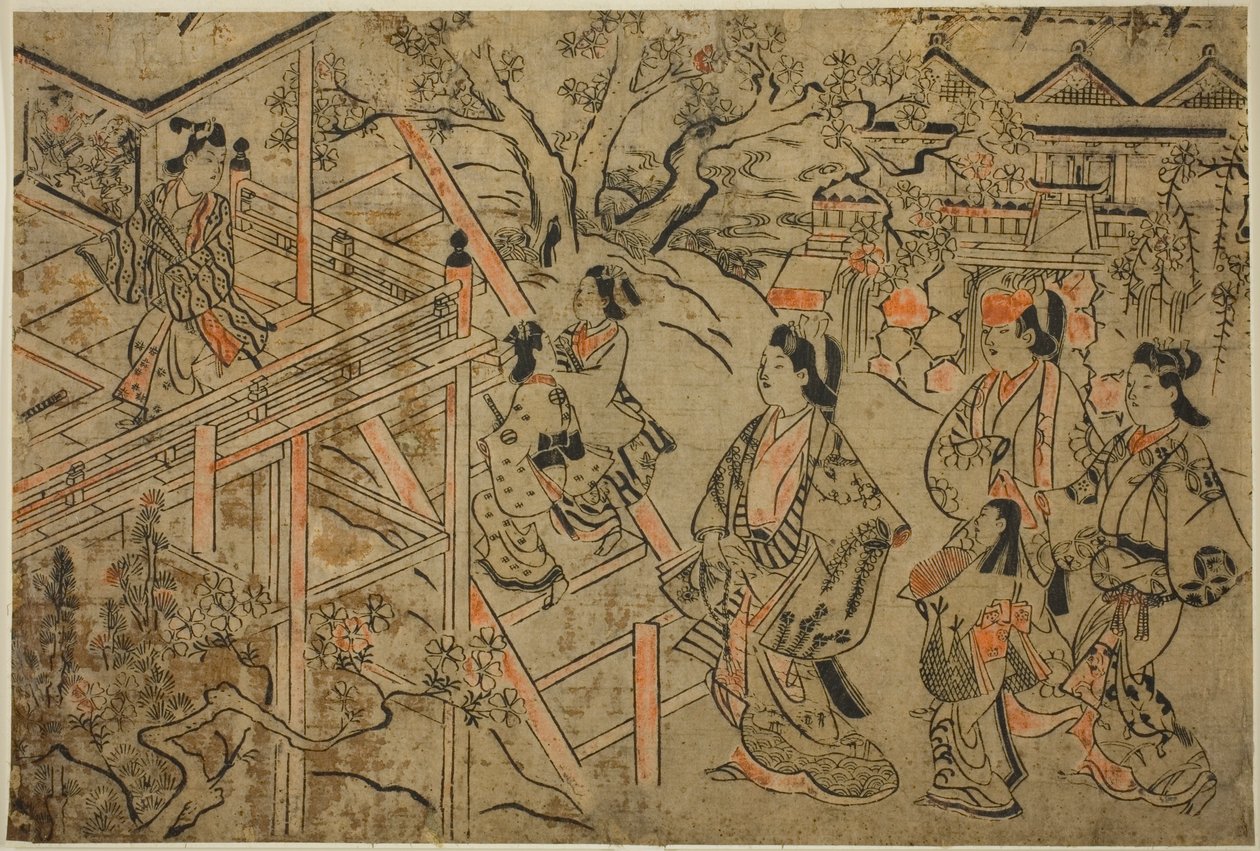 Besuch des Kiyomizu-Tempels von Sugimura Jihei