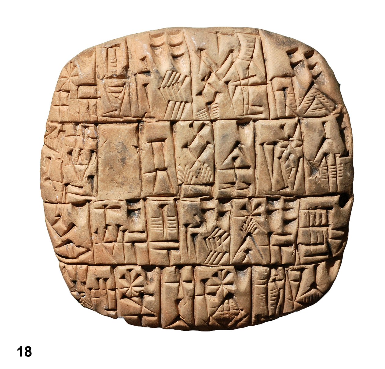 Frühe sumerische Tafel (Ton) von Sumerian