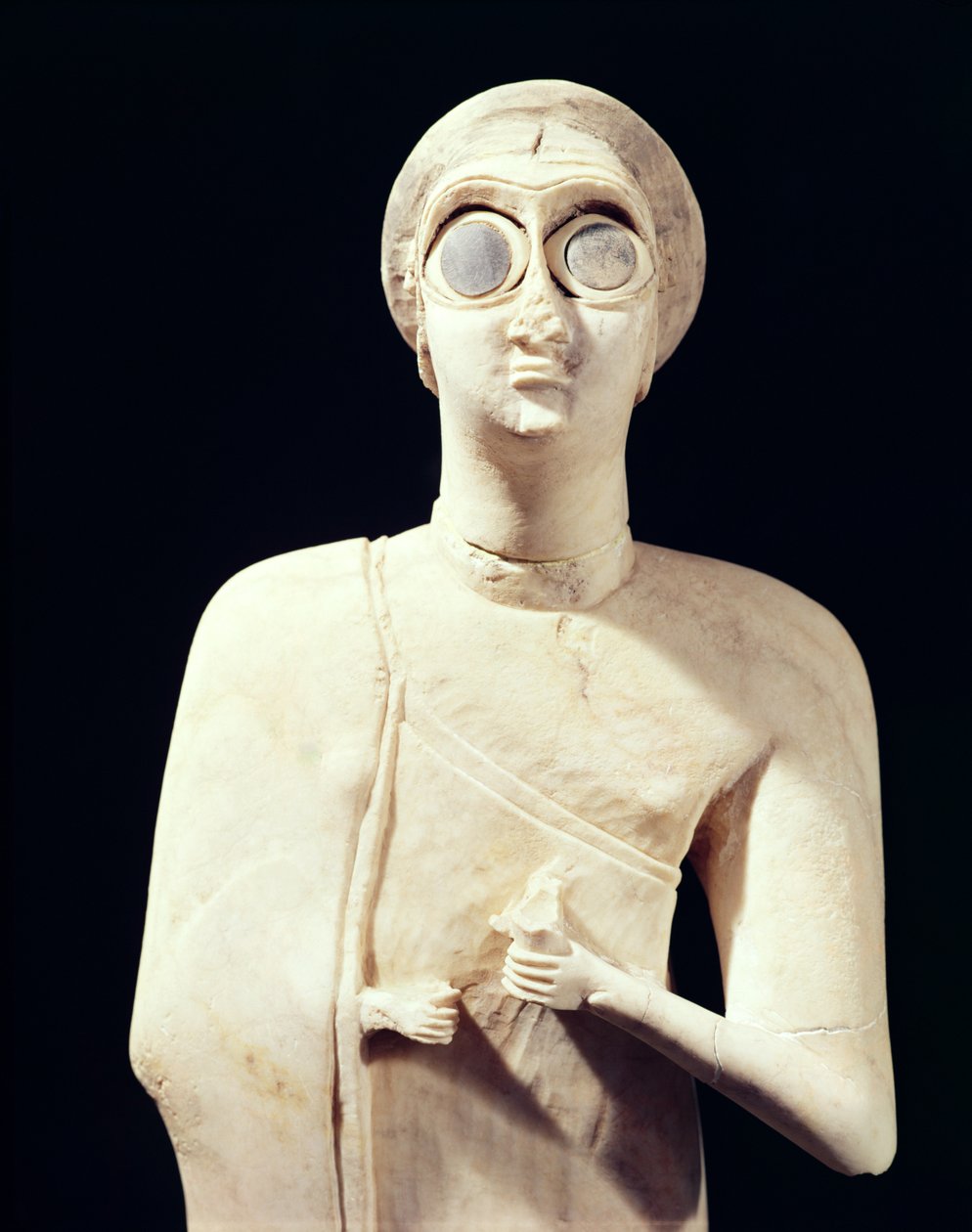 Statue der Großen Göttin, aus Tell Asmar (Detail) von Sumerian