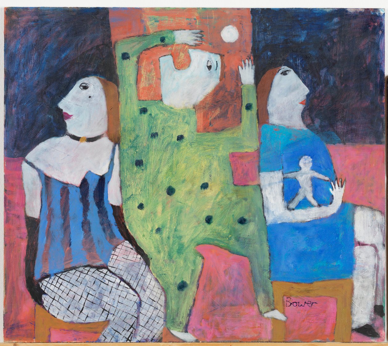 Mann in der Mitte, 2002 von Susan Bower