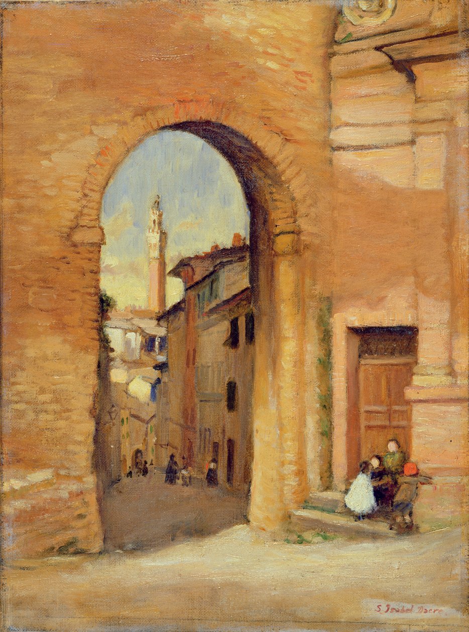 Tor in Siena von Susan Isabel Dacre