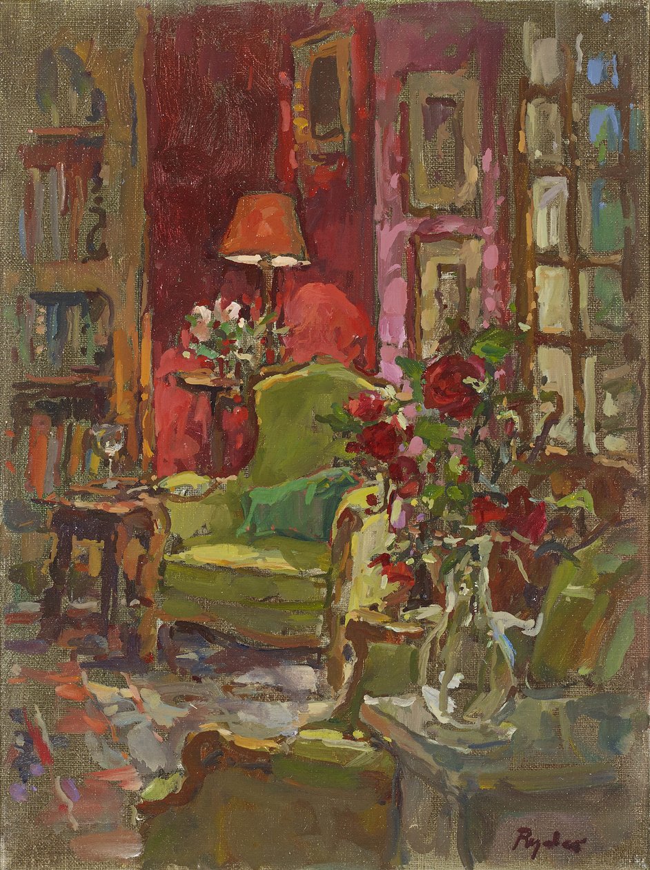 Rote Wand, rote Rosen von Susan Ryder