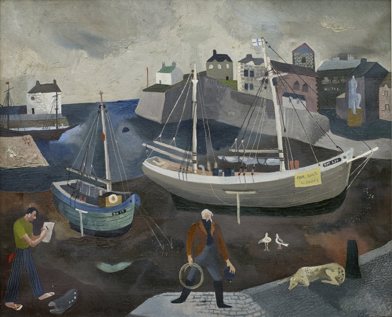 Brixham Hafen von Suzanne Cooper