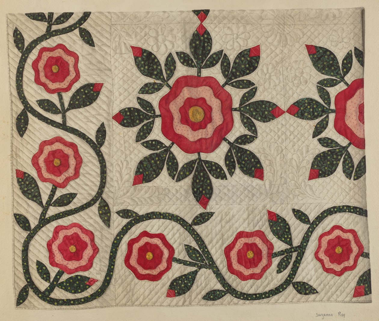 Quilt, 1935-1942 von Suzanne Roy