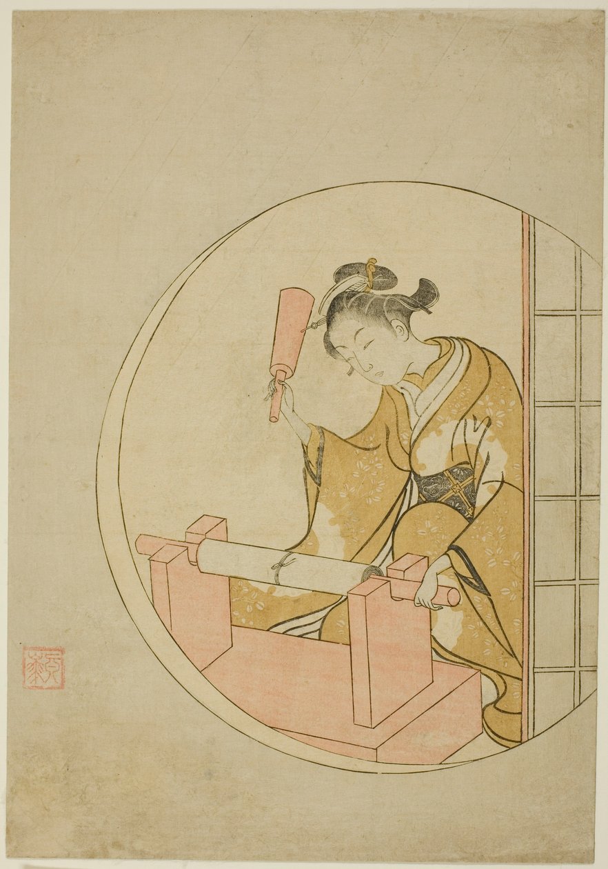 Tuchwalken von Suzuki Harunobu
