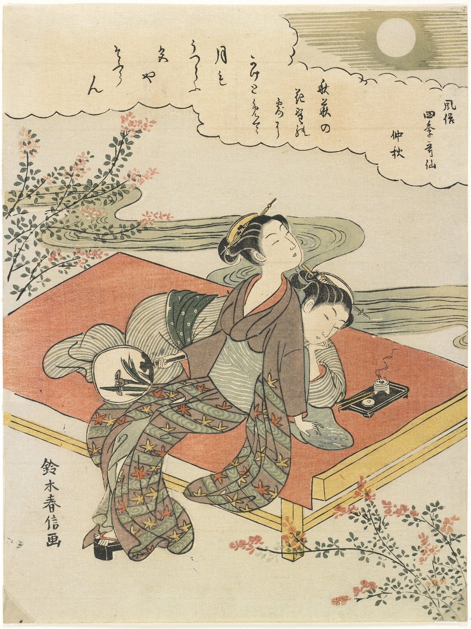 Der achte Monat, ca. 1768 von Suzuki Harunobu