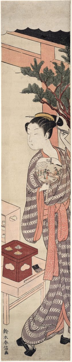 Der Teestand - Kagiya Osen von Suzuki Harunobu