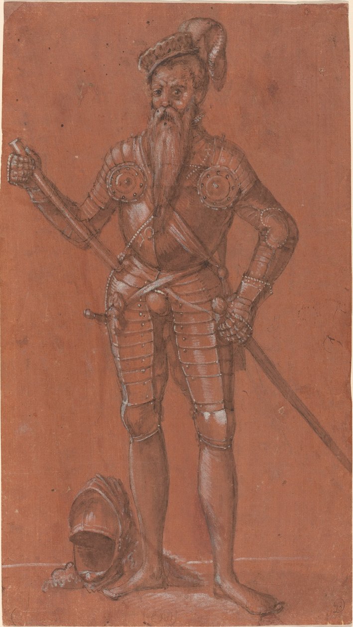 Ein Mann in Rüstung von Swiss 16th Century