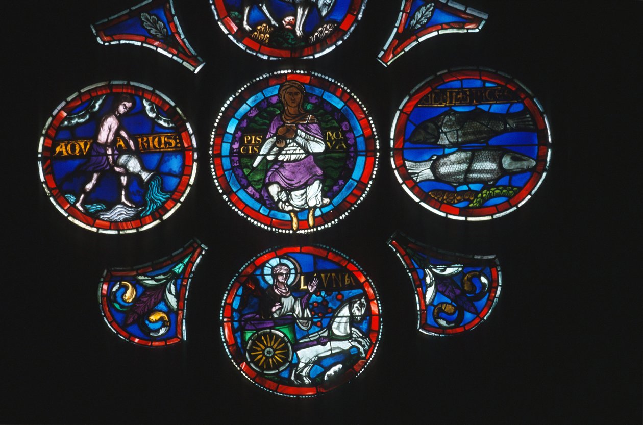 Rosettenfenster (Detail) von Swiss School