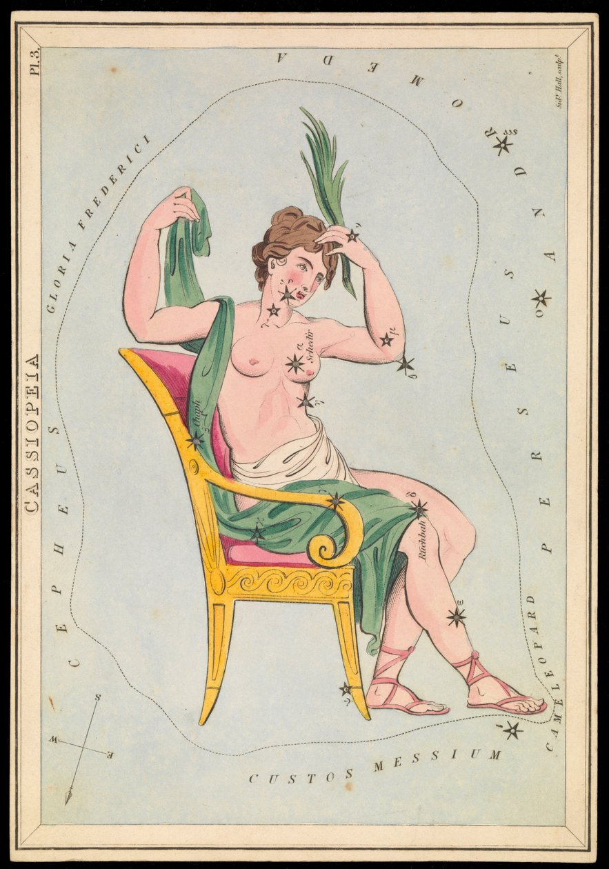 Kassiopeia, ca. 1825 von Sydney Hall