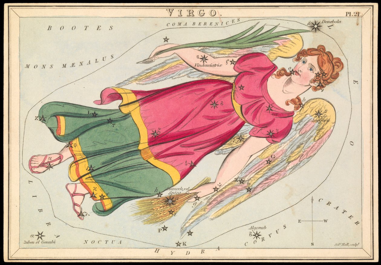 Jungfrau, ca. 1825 von Sydney Hall