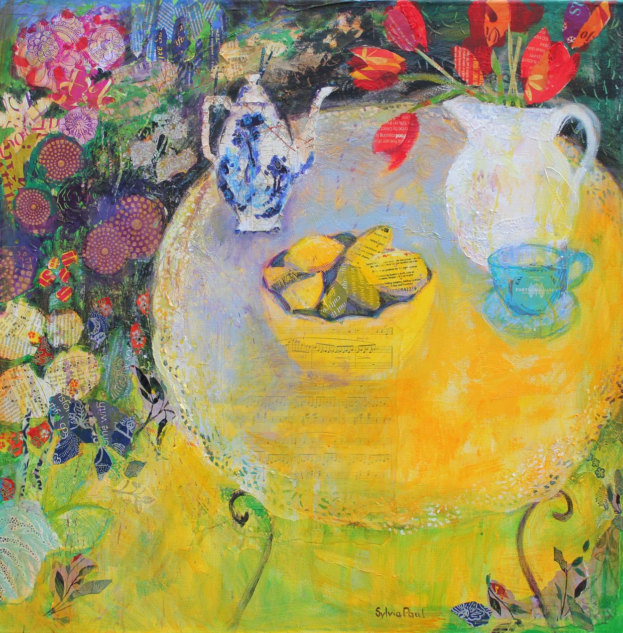 Zitronentee im Garten von Sylvia Paul
