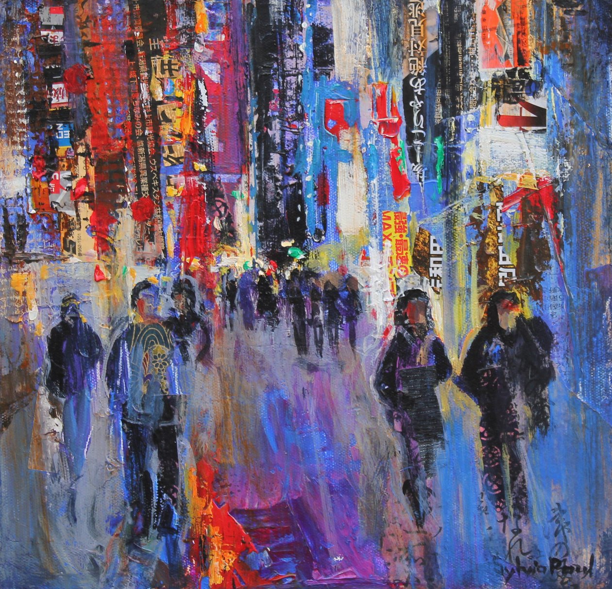 Tokio Nacht von Sylvia Paul