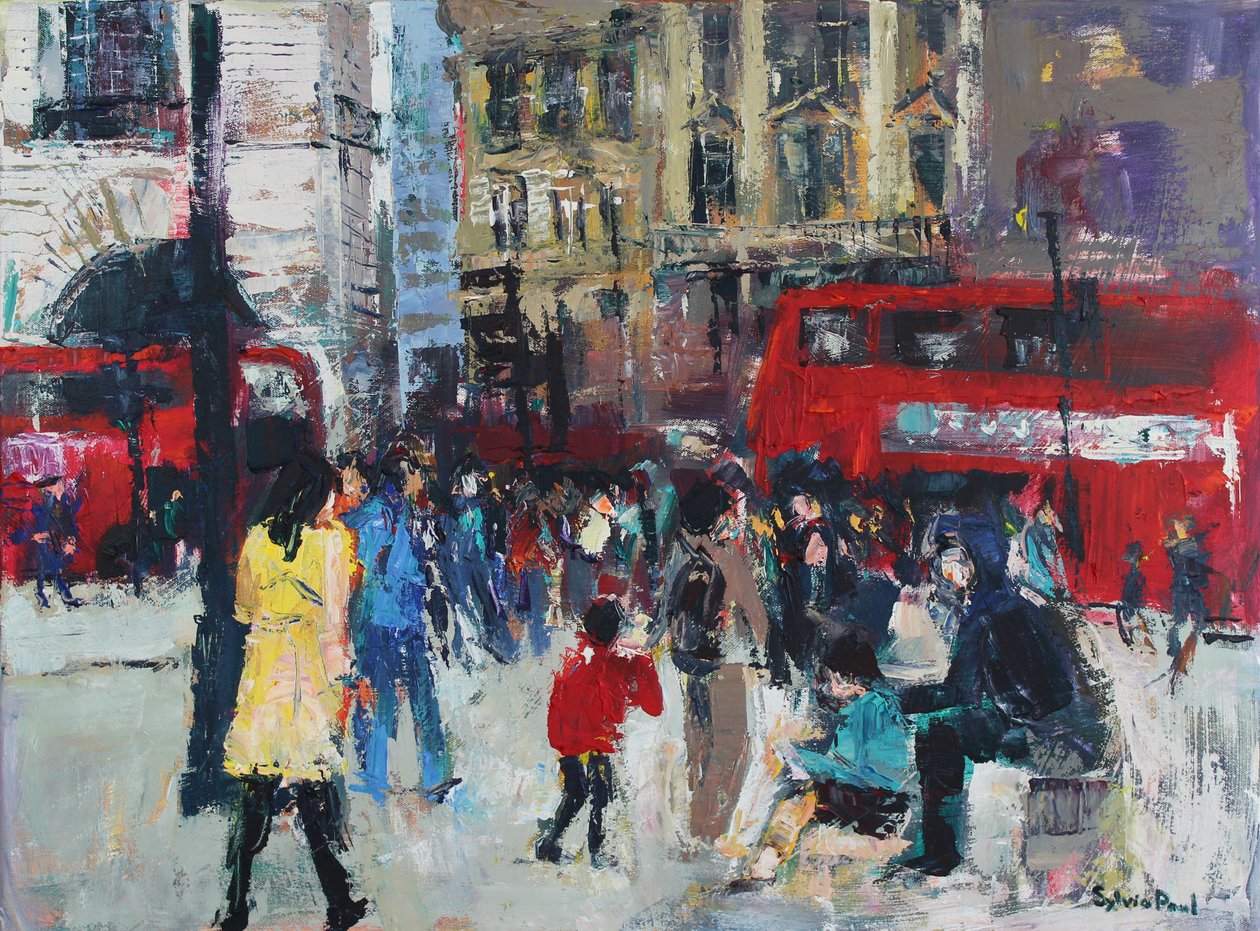 Londoner Menschen, 2024 von Sylvia Paul