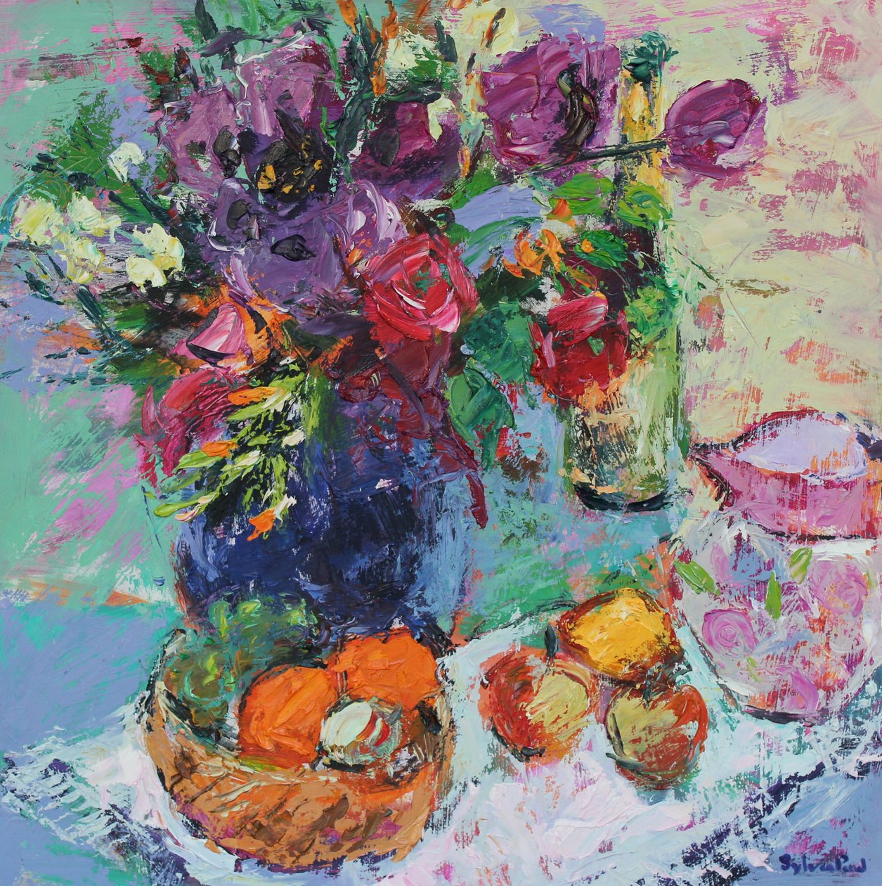 Sommergartenblumen von Sylvia Paul