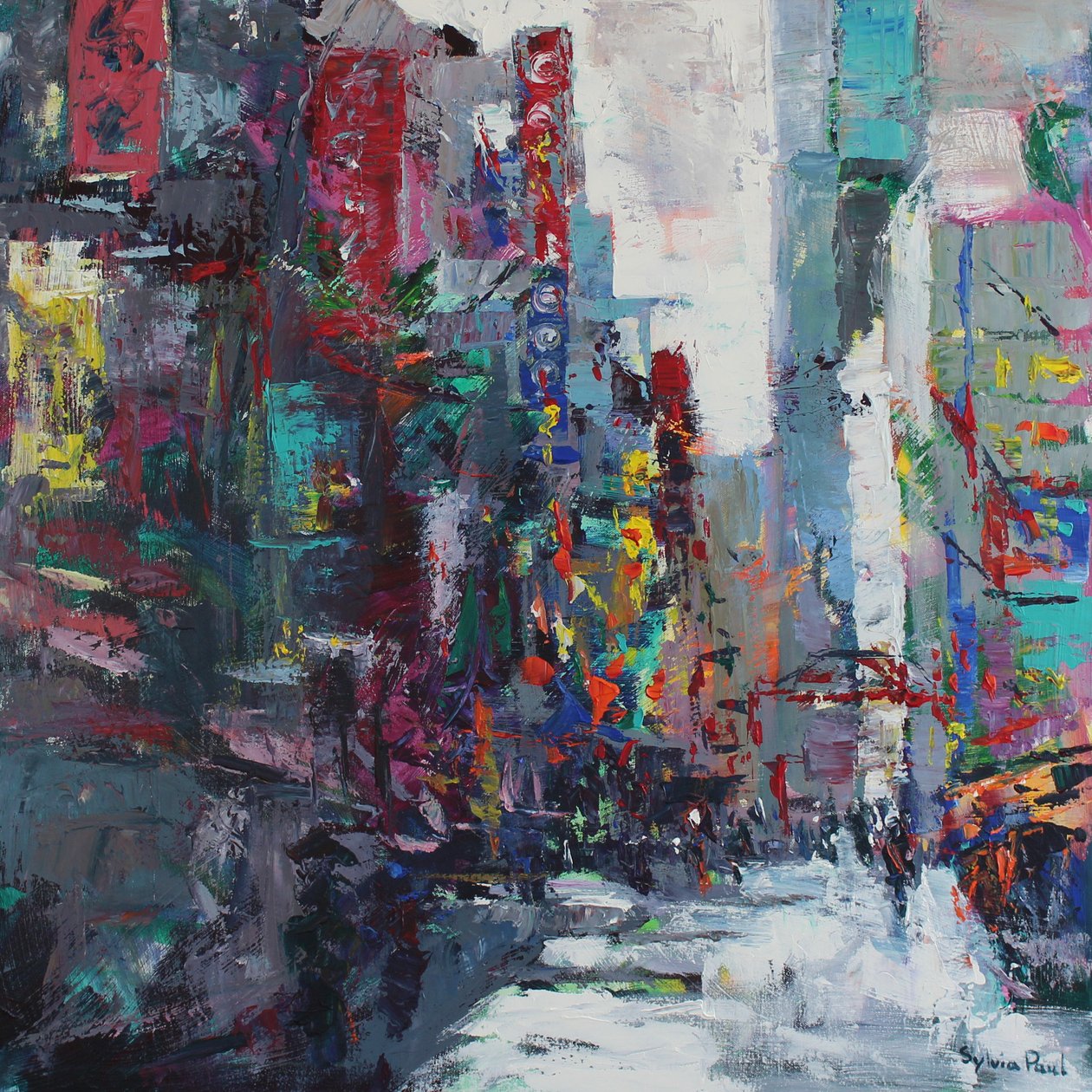 Straße in Tokio, 2024 von Sylvia Paul