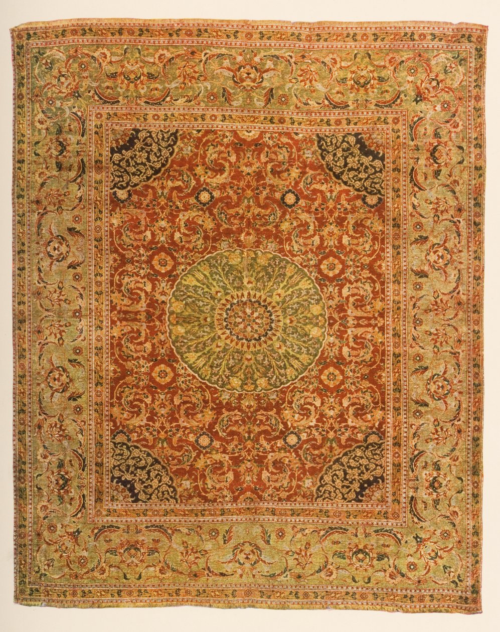 Medallion-Teppich aus Damaskus von Syrian School