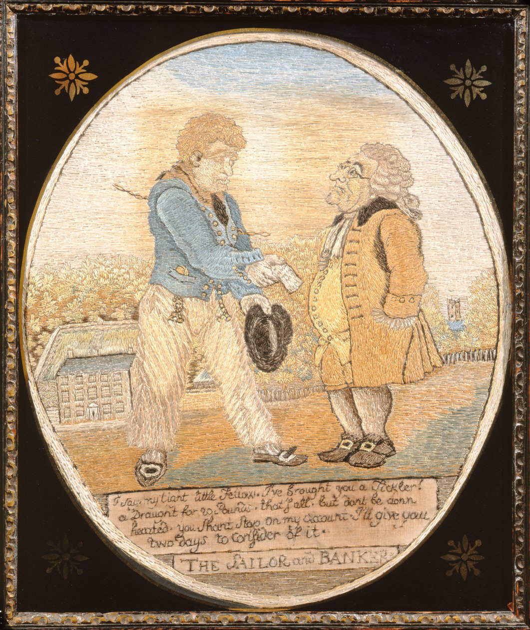Der Matrose und der Banker, nach einer Karikatur veröffentlicht 1799 von T. and Woodward,G.M. Rowlandson