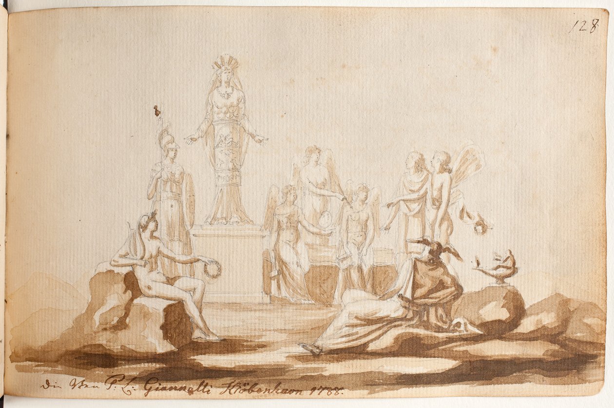 Gruß von T.C.(?) Bruun Neergaard von T.C. Bruun Neergaard