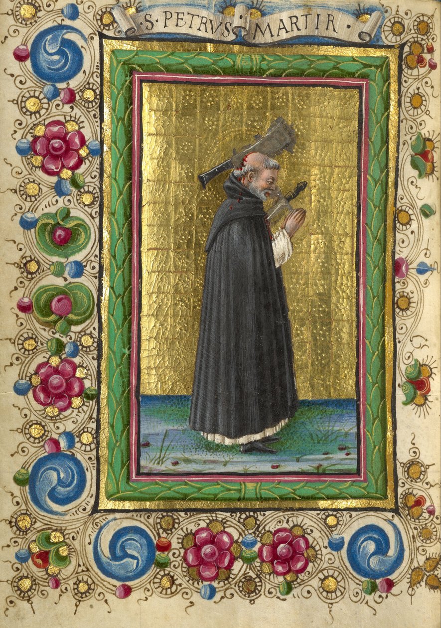 Heiliger Petrus Märtyrer von Taddeo Crivelli
