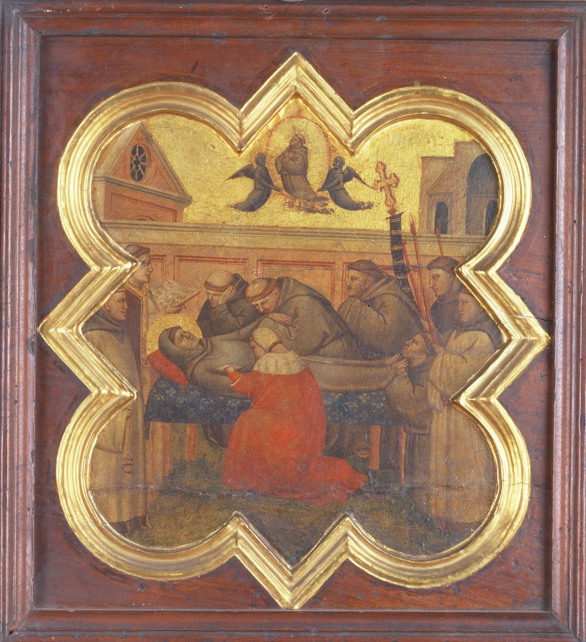 Der Tod des Heiligen Franziskus von Taddeo Gaddi