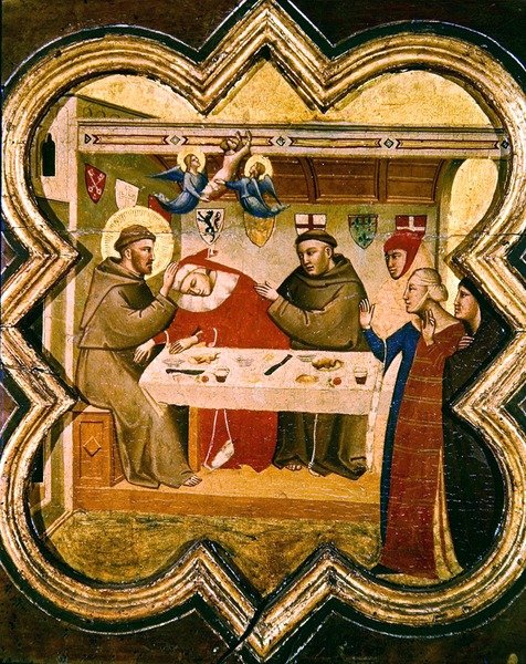 Der Tod des Ritters von Celano von Taddeo Gaddi