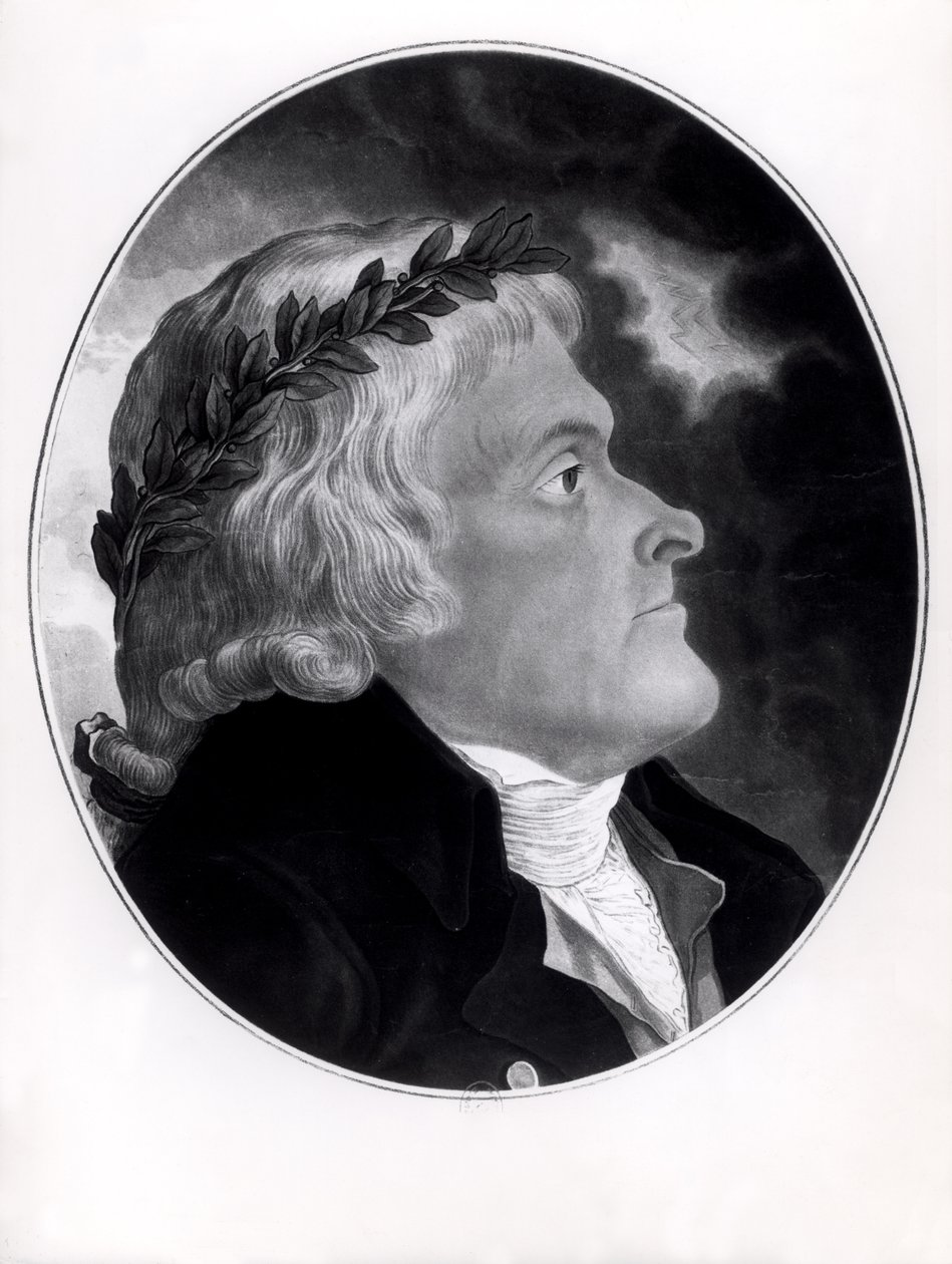 Thomas Jefferson, graviert von Michel Sokolnicki von Tadeusz Kosciuszko