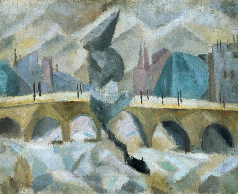 Brücke über die Seine von Tadeusz Makowski