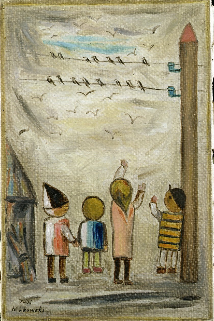 Schwalben, 1931 von Tadeusz Makowski