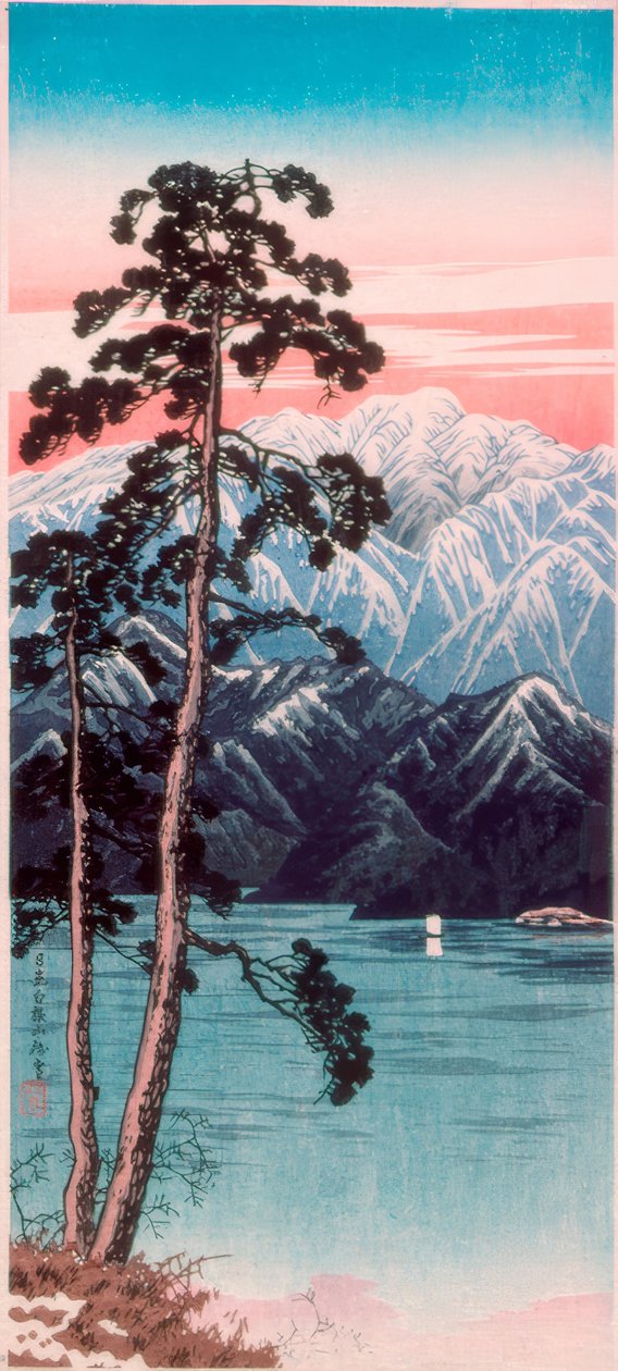 Bleibender Schnee auf dem Shirane-Berg, Nikko von Takahashi Hiroaki