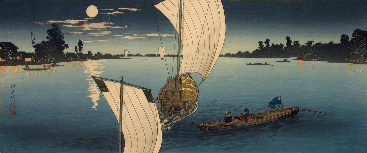 Edo (Fluss) von Takahashi Hiroaki