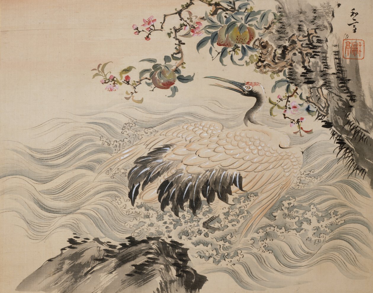 Blumen und Vögel, 19. Jahrhundert von Taki Katei
