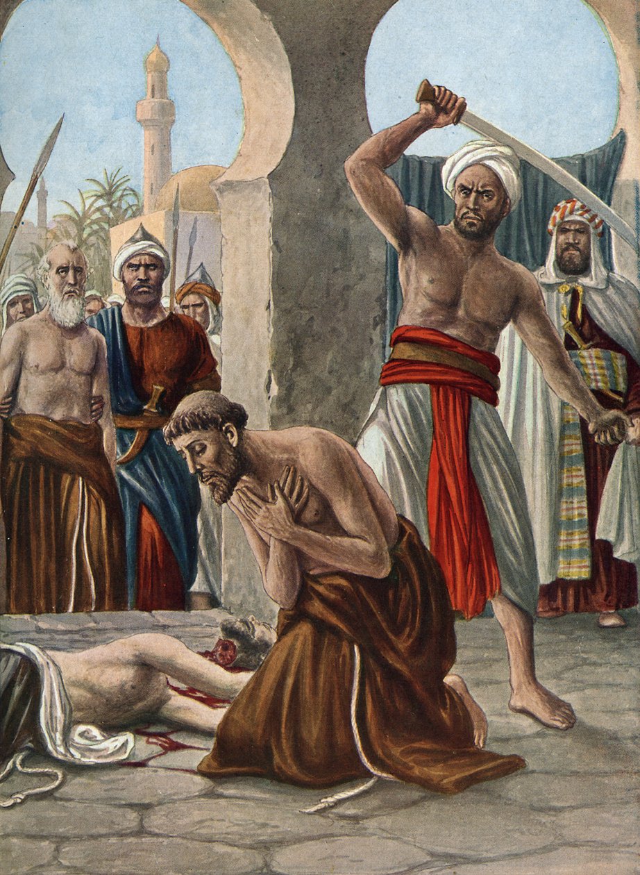 Märtyrertod christlicher Missionare in Indien von Tancredi Scarpelli